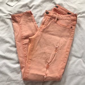 Denimocracy Los Angeles Orange distressed skinny